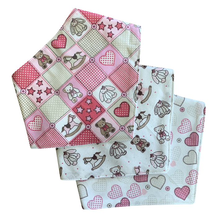 Bandana Bibs (set of 3)