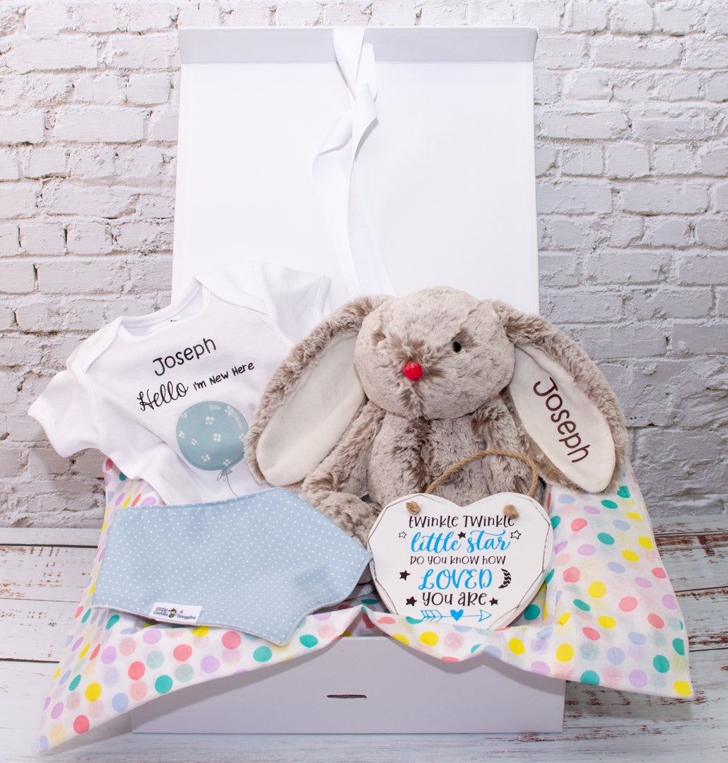 New Baby Bunny Gift Box